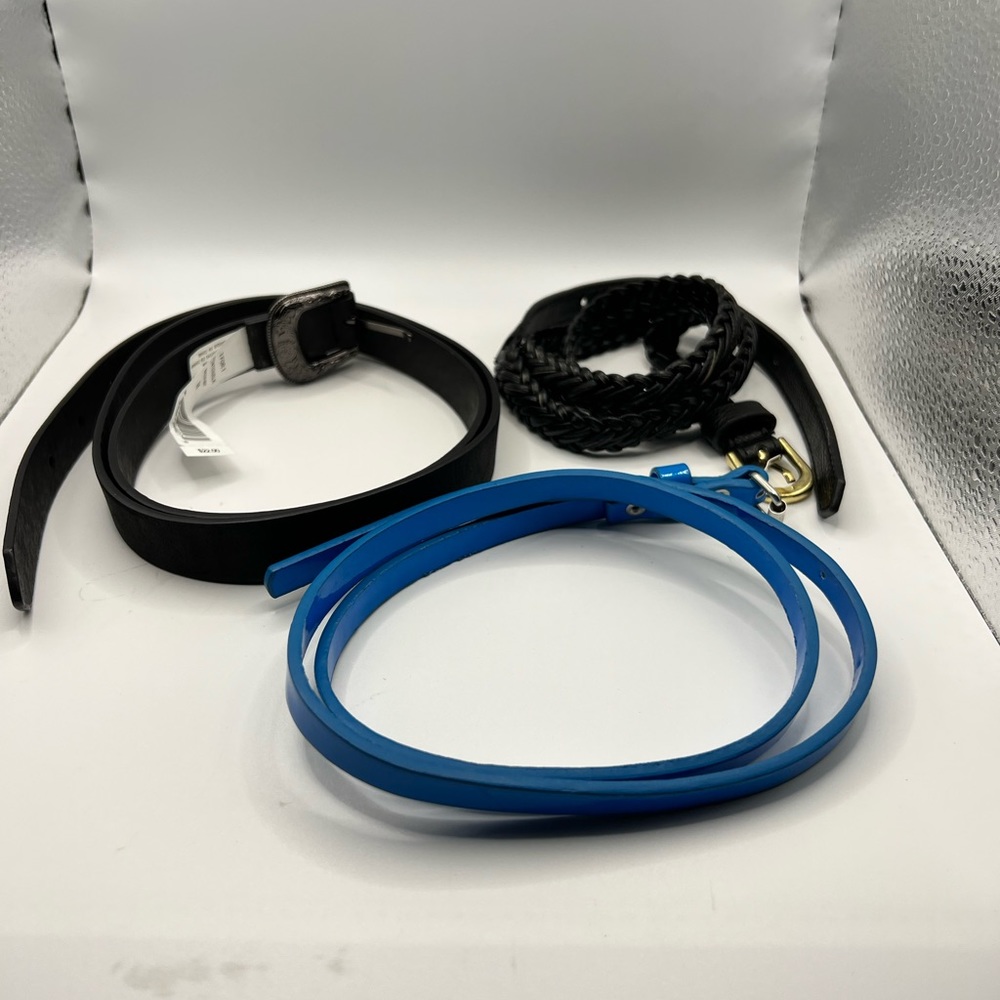 Lot of 3 Belts SZ MED/SM